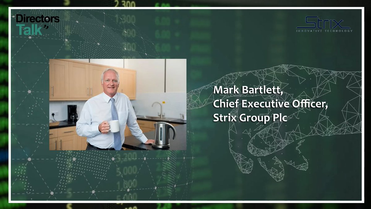 DirectorsTalk's tweet photo. Strix Group strong results proves Billi acquisition a good fit (VIDEO)
Watch here: https://t.co/JeEnx6M9UU
#KETL #Strix #KettleSafety #KettleControls #WaterHeating #WaterFilter #AquaOptima #LAICA #DualFlo #Visione #Aurora @StrixPLC @IFCAdvisory https://t.co/oXM2U0fGyR