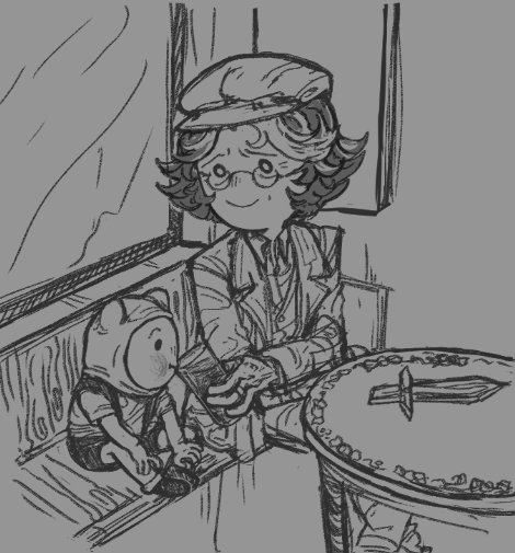 Just a small, messy doodle of Simon being a good father to baby Finn

PLEASE--

#FionnaandCake #fionnaandcakefanart #SimonPetrikov #fionnaandcakespoilers