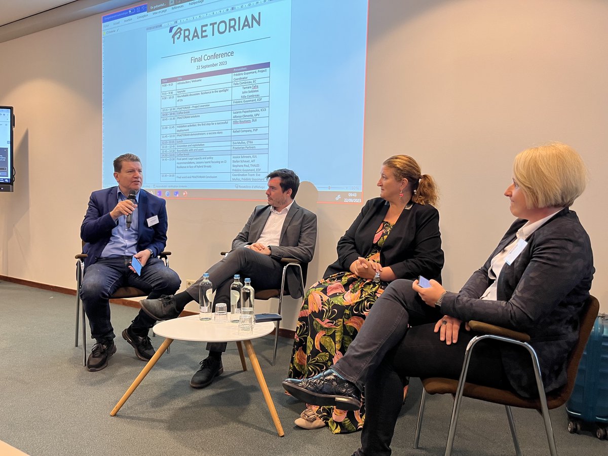 Let's kickstart the day with an incredible roundtable discussion on 'Resilience in the Spotlight of Critical Infrastructures' featuring our esteemed partner, @InnovActsLtd! 🚀 #Resilience #CriticalInfrastructures #InnovAct #Collaboration