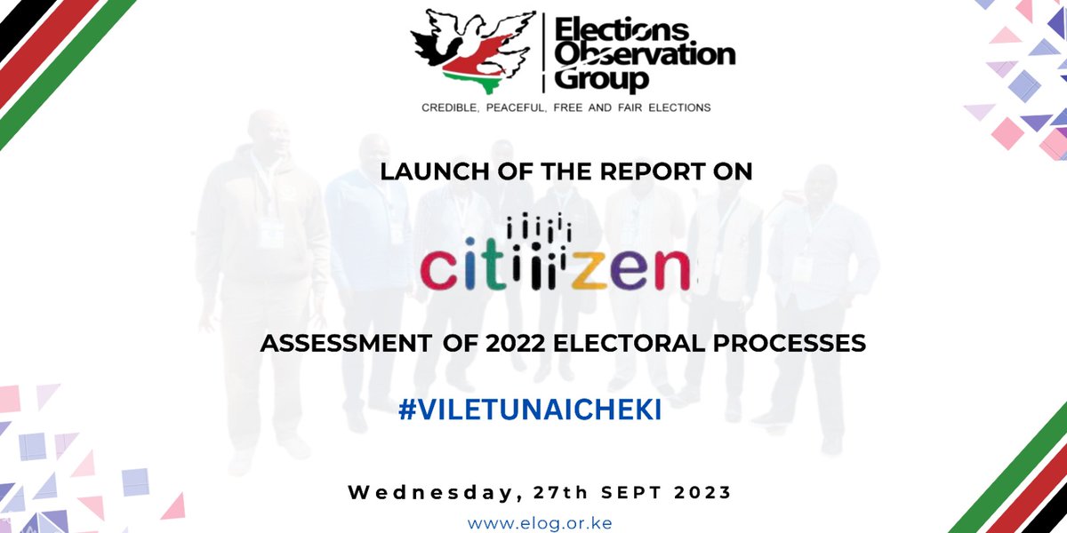 📢 Exciting News! ELOG will launch the Citizen's Assessment of the 2022 Electoral Processes report. Join in on the discussions 🗳️ Stay tuned for valuable insights into the election process! #Elections2022 #ELOGReports
