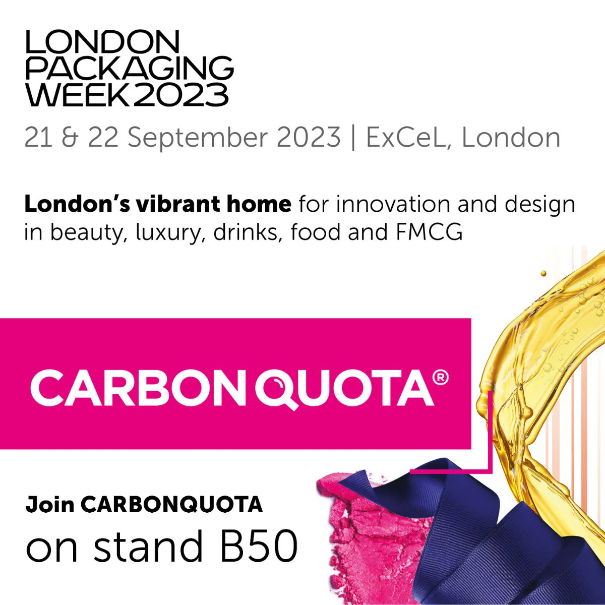 Its our last day at London Packaging Week! 

Don't forget to stop by stand B50. See first-hand how we can help accelerate your company's de-carbonisation journey, or how our revolutionary carbon calculator plug-in can save you time, money, and give you a competitive edge. 

#LPW