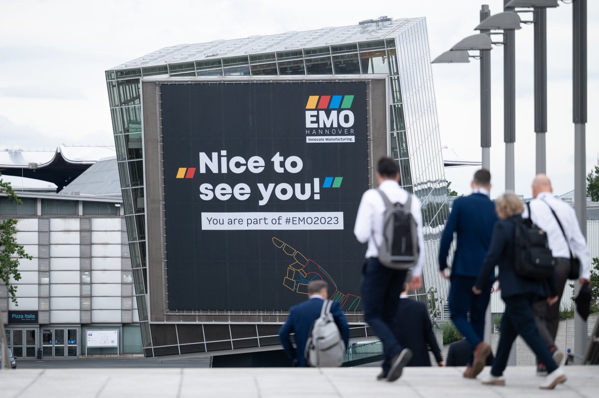 Such a cloudy day 🌦️ How could you spend it better than in the halls of the world’s leading trade fair for production technology? Hurry up, #EMO2023 is only running today and tomorrow!