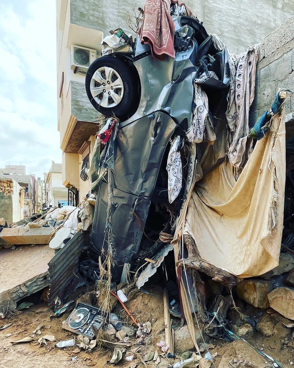AnnaOsius's tweet photo. Was für eine Zerstörung… #Darna #Libya nach der #Katastrophe. #weltspiegel #tagesschau #ardhörfunk https://t.co/LKL6diil3a