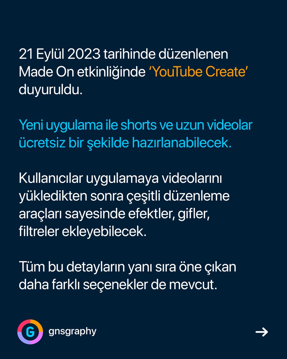 gnsgraphy's tweet image. Ortalık kızışıyor ⚔
TikTok mu yoksa YouTube Shorts mu? 

⚡ İçerik üreticilerinin işlerini kolaylaştıracak yeni uygulama #YouTubeCreate görücüye çıkarıldı.

#gnsgraphy #içeriküreticisi #videoedit #capcut