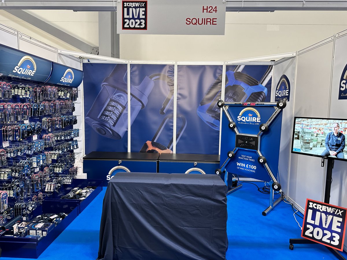 Join us at Stand H24 at Screwfix Live this weekend and put your skills to the test with our exciting reaction game! The highest scorer over the 3 days in just 30 seconds will walk away with a £100 M&amp;S Voucher. See you there! 

#ScrewfixLive2023 #ChallengeAccepted