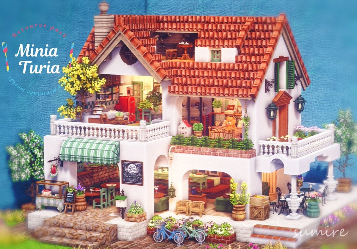 ドールハウス　ななみページ 第19回テーマ「ドールハウス🏠」 #MiniaTuriaChallenge #MiniaTuria