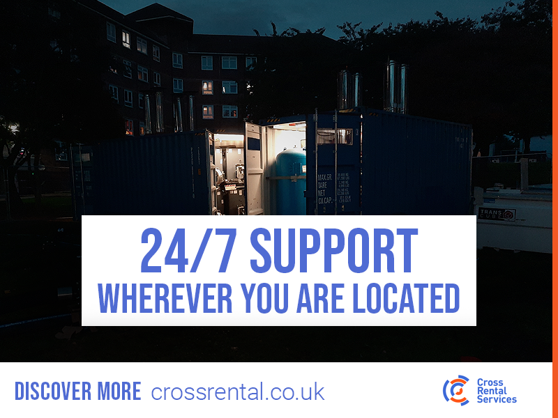 RentalCross's tweet photo. Cross Rental Services offers 24/7, 365 days a year #breakdown support on all of our #boilerhire packages wherever you are located. Call us today T: 0808 169 1919, https://t.co/luT08ySInx https://t.co/ZKpmv2KpZY