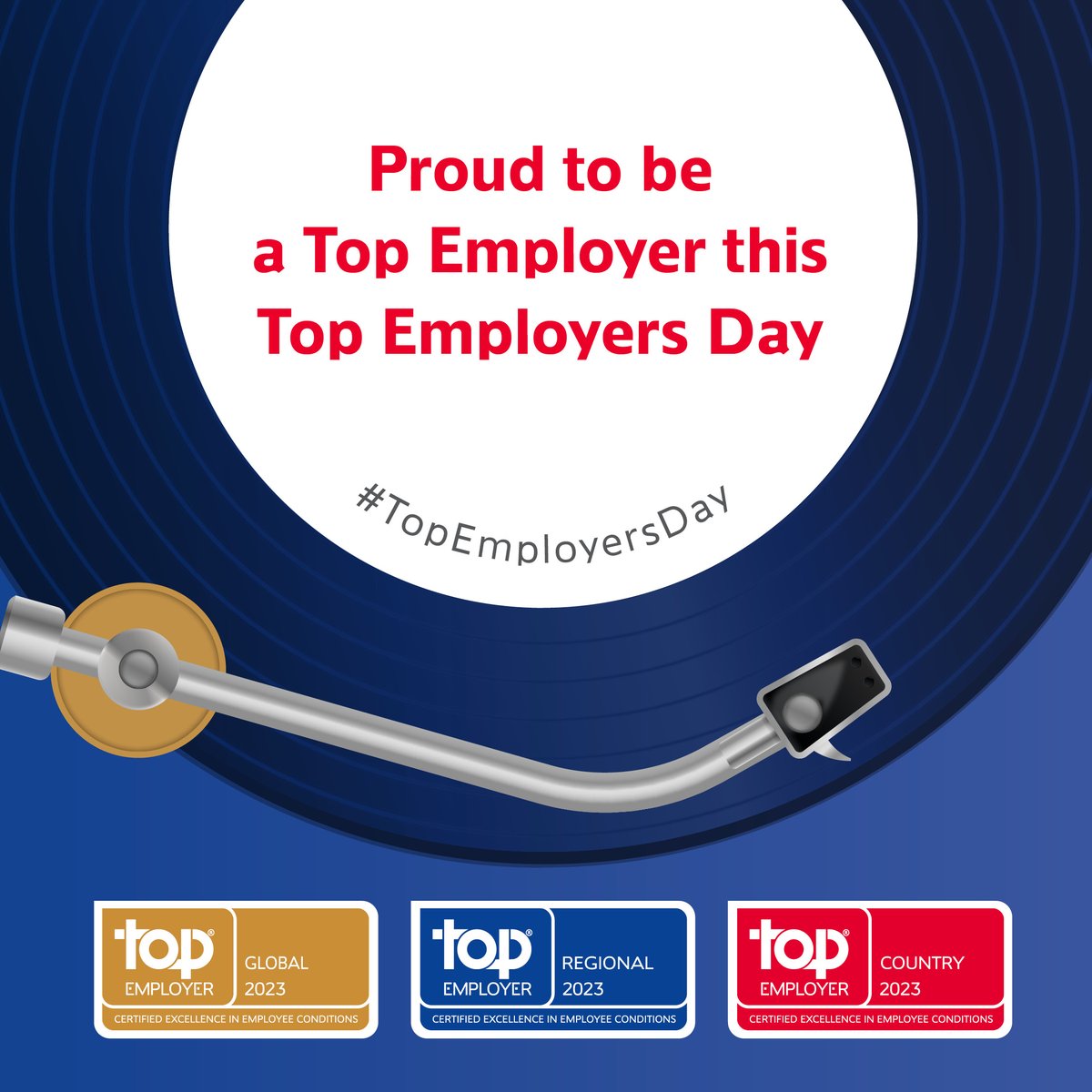 What is #TopEmployersDay? ⭕
This day is a time to recognise colleagues within a Top Employer organisation that you'd like to applaud and celebrate! 
Join us here as we and our Top Employer community celebrate #TopEmployersDay on 28 September 🎉