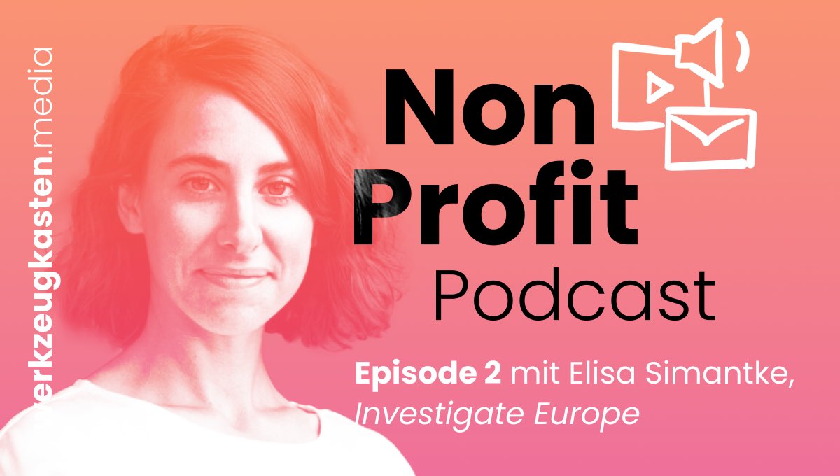 Ab heute gibt's die nächste Folge des Non-Profit-Podcasts 🎊. Zu Gast ist @VonElisa, die bei @investigate_eu die Geschäfte leitet. Große Hörempfehlung für alle Journalist*innen, die ein gemeinnütziges Medienprojekt starten wollen 💪🏼 💪🏽💪🏾 werkzeugkasten.media/podcast/