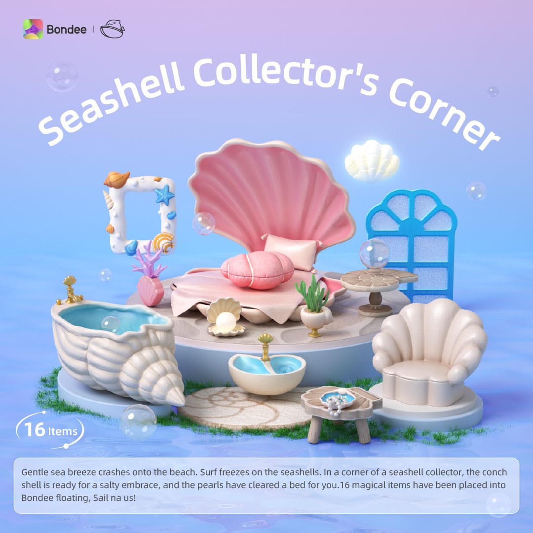 BondeePH's tweet photo. Ganda ng sea sa bottom ng sea mas masarap kaysa top! 

Check out this Seashell Collector's item that will be dropping soon! so what are you waiting for Sail na us! 

#Bondee #Bondeeph https://t.co/SlU6sjgcbp