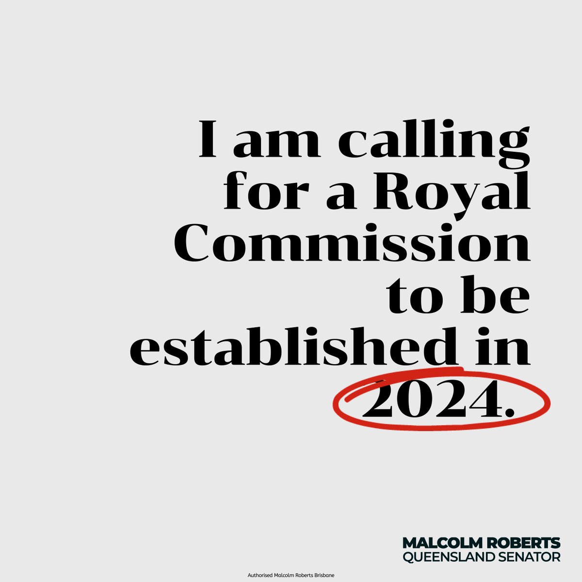Albanese’s toothless inquiry is not enough. 

We need a Royal Commission into Australia’s COVID response, nothing less.

#Covid #NationalCabinet #Premiers #thestates