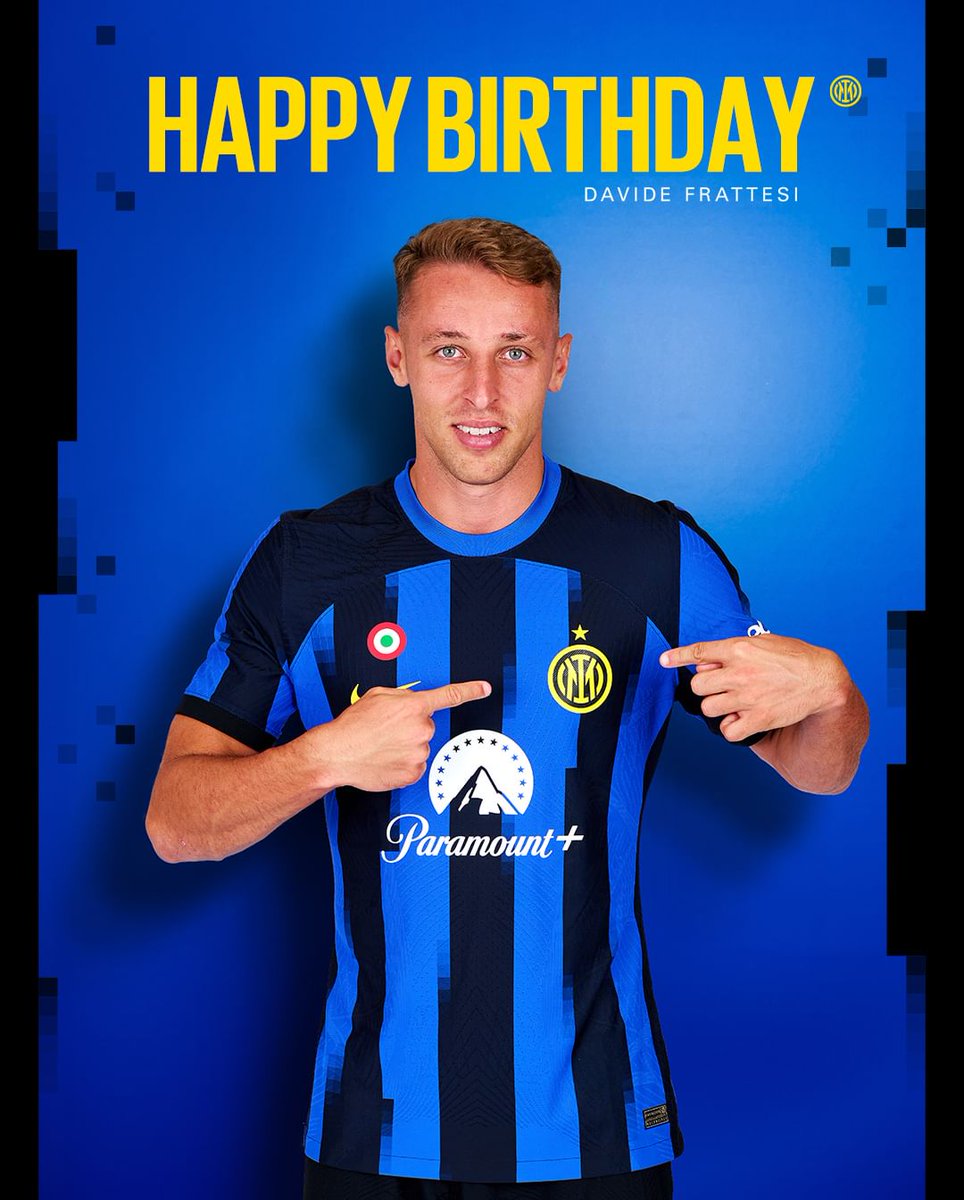 Buon 24° Compleanno, Davide #Frattesi

⚫🔵
🖤💙