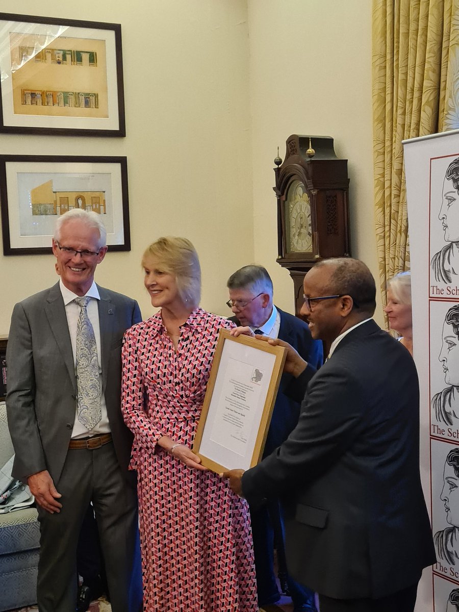 alulapan's tweet photo. @ScheherazadeThe celebrating restitution of Ethiopian heritage: a sacred Tabot tablet returned to the Orthodox Church,  a horn cup taken from #Magdala, gift of Prince Alemayehu's hair donated by the family of Capain Speedy from New Zealand @EthioEmbassyUK @lootplunder https://t.co/kRNjvJKG94