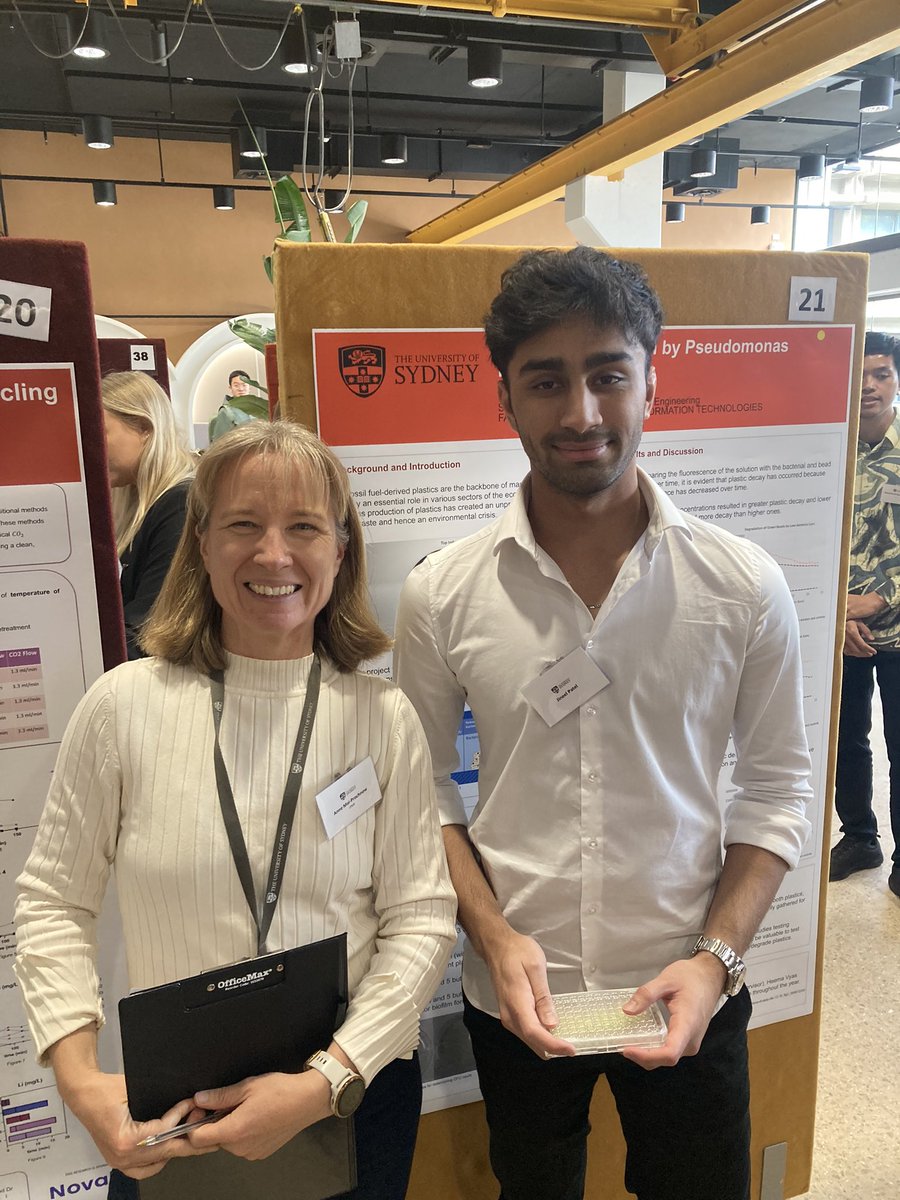 Great presentations today from these students that I helped supervise. They showcased their project results at the <a href="/cbeusyd/">CBEUSYD</a> poster day. Well done Joseph, Tricia and Jineel.