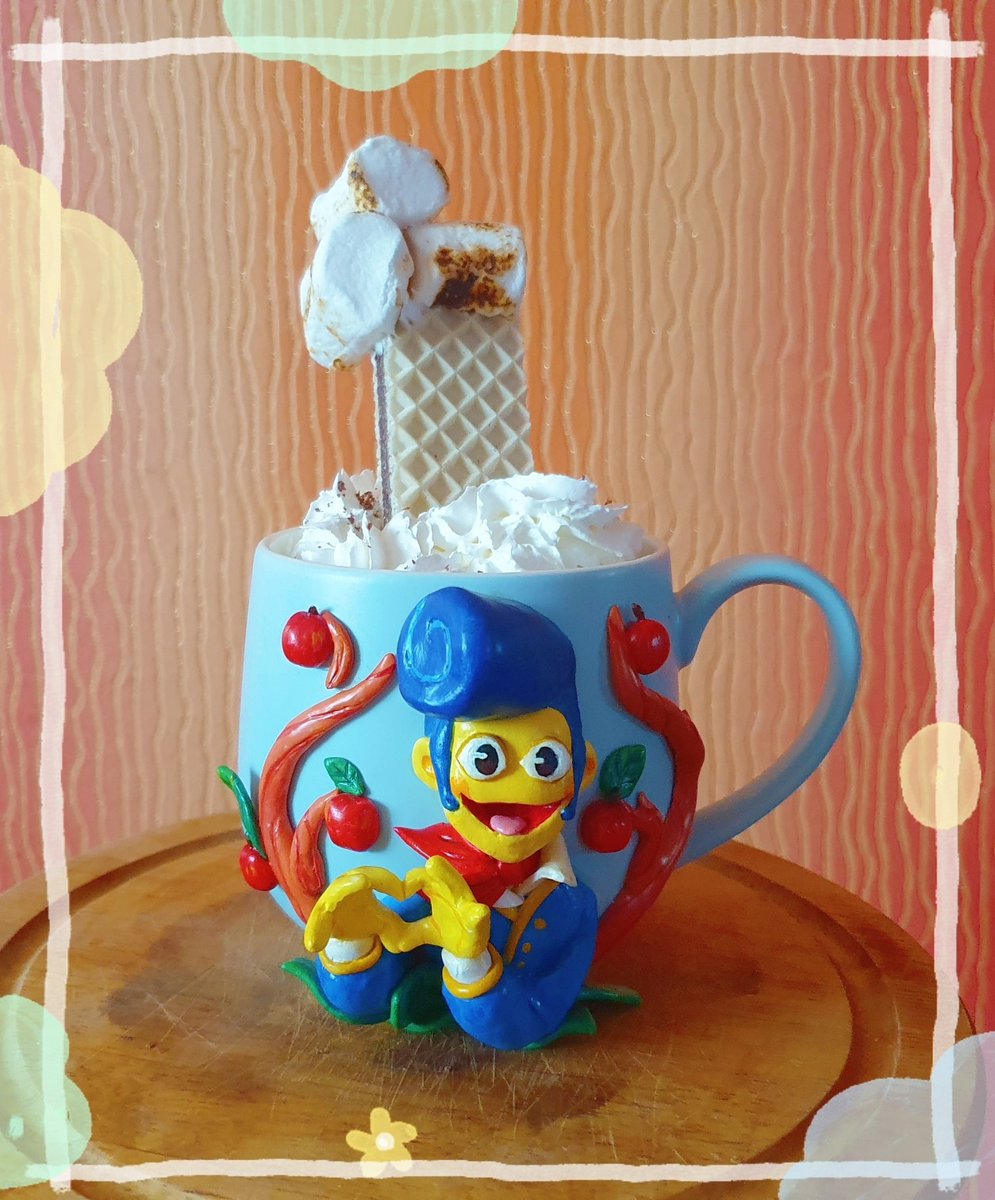 BonyaOpen's tweet photo. I also decided to try an easy recipe for the drink “Hot Chocolate from Mr. Flanders”. If anything, it was a moment from Flanders gives Bart Simpson a taste of hot chocolate. It turned out quite tasty📷📷📷 https://t.co/l24b6pNv9c