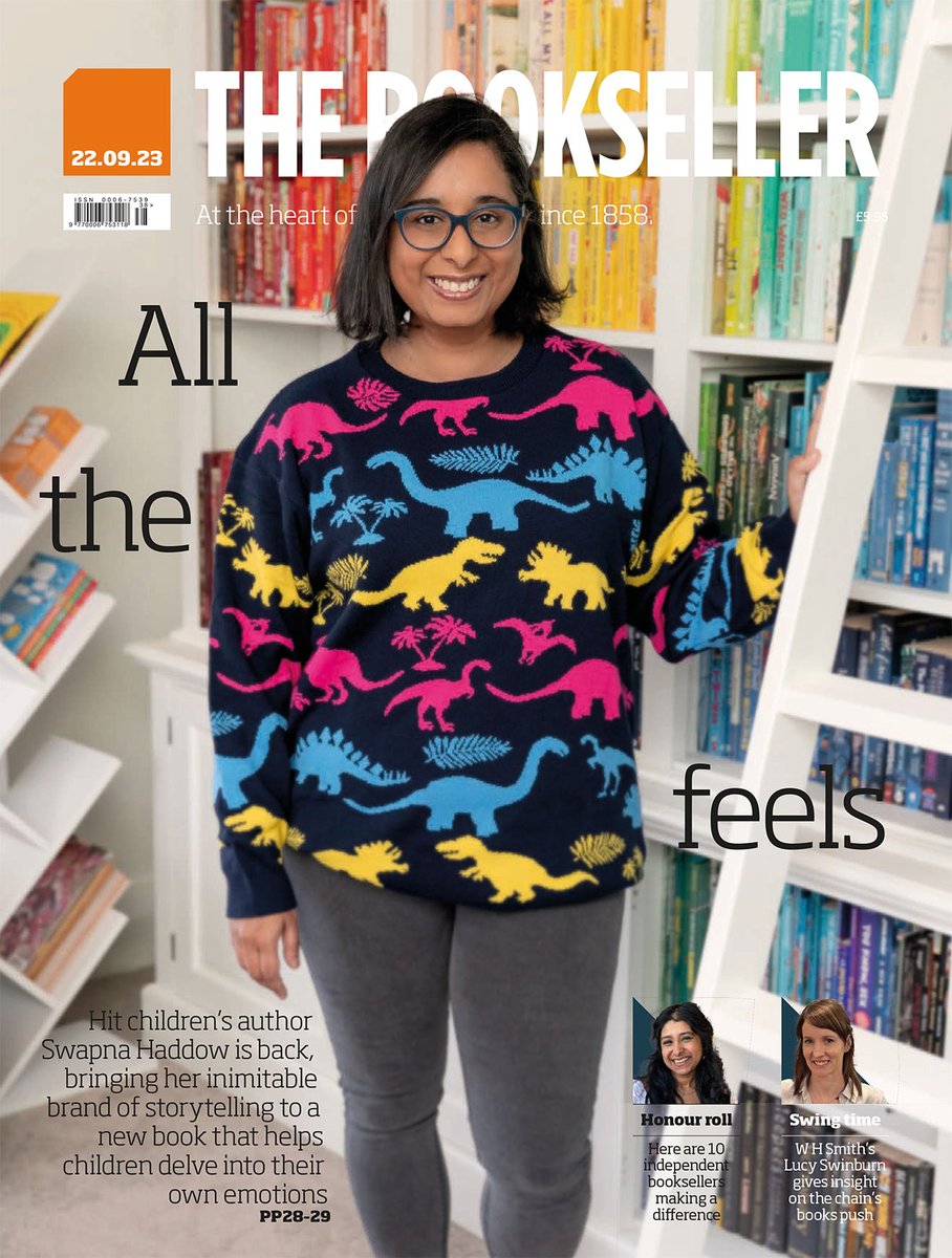 The Bookseller (@thebookseller) on Twitter photo The latest edition of #TheBookseller is out now!
Featuring a preview of the <a href="/BAbooksellers/">Booksellers Association</a> Conference including an honour roll of Booksellers who are making a difference, interviews with authors <a href="/sairish_hussain/">Sairish Hussain</a> and <a href="/SwapnaHaddow/">Swapna Haddow (book updates)</a>, and much more!
Read the full issue here: The latest edition of #TheBookseller is out now!
Featuring a preview of the <a href="/BAbooksellers/">Booksellers Association</a> Conference including an honour roll of Booksellers who are making a difference, interviews with authors <a href="/sairish_hussain/">Sairish Hussain</a> and <a href="/SwapnaHaddow/">Swapna Haddow (book updates)</a>, and much more!
Read the full issue here:
