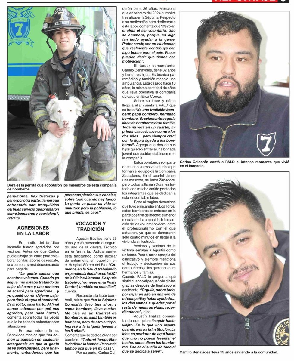 Bomberos de Chile tweet media
