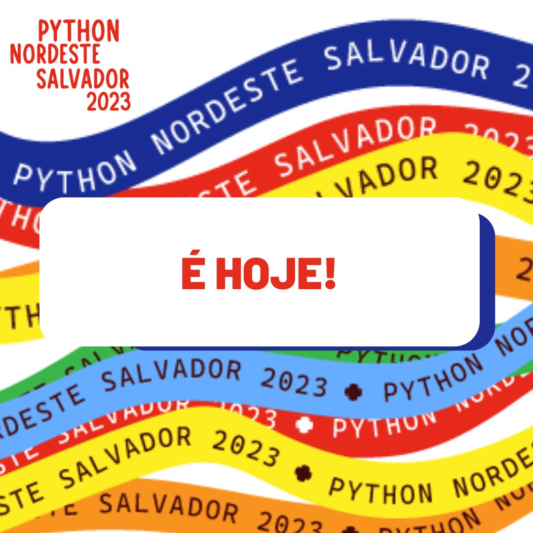 PythonNordeste's tweet image. Alô, comunidade 🐍🐍🐍

A espera acabou... Chegou o grande dia!

🎉 PYTHON NORDESTE 2023 🎉

#PythonNordeste #PyNE2023