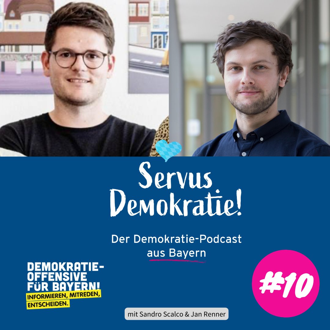 Mehr Demokratie BY (@mehrdem_by) on Twitter photo 🎧Wie können wir #Volksbegehren vereinfachen? Im Podcast mit <a href="/SanScalco/">Sandro Scalco 🦋</a> haben wir ausführlich über die Erfahrungen mit digitaler direkter #Demokratie und #ecollecting in der #Schweiz gesprochen. Vielleicht ja auch was für #Bayern? Hört rein👇
soundcloud.com/mehr-demokrati… 🎧Wie können wir #Volksbegehren vereinfachen? Im Podcast mit <a href="/SanScalco/">Sandro Scalco 🦋</a> haben wir ausführlich über die Erfahrungen mit digitaler direkter #Demokratie und #ecollecting in der #Schweiz gesprochen. Vielleicht ja auch was für #Bayern? Hört rein👇
soundcloud.com/mehr-demokrati…