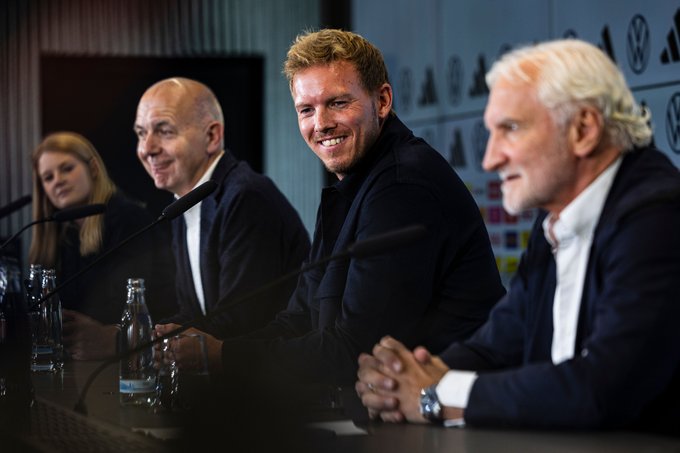 Julian Nagelsmann estuvo cerca de ser el entrenador del proyecto de Laporta. Fuente: DFB.