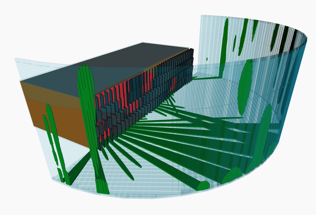 A teaser for my #au2023 class about sustainability and generative design. This heatmap shows the visible portion of the environment from the inside of the building, restricted by parametric solar cells.
Stay tuned, more to come.
#voxels #vasa #sustainability #generativedesign