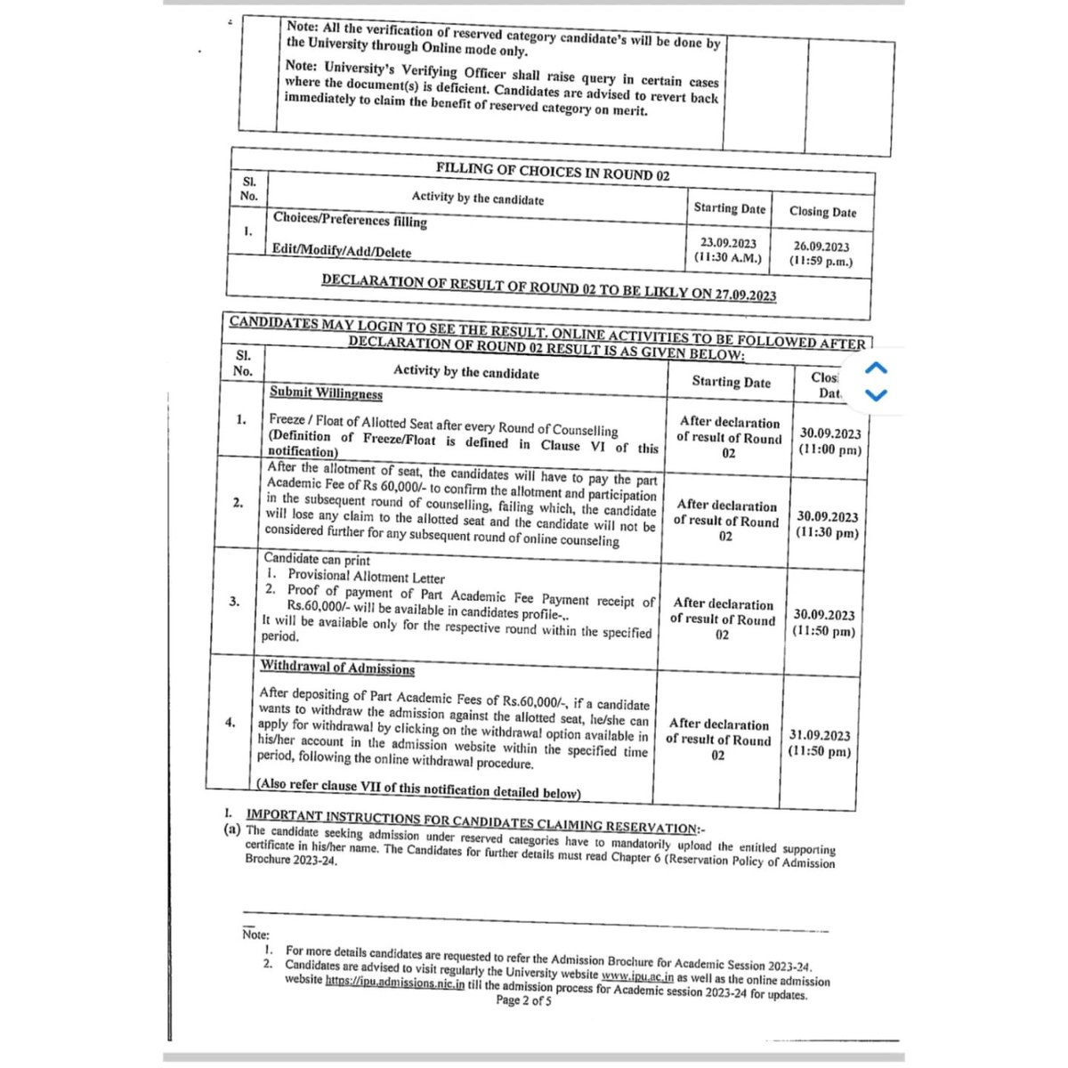 BanarsidasP's tweet image. Online Counselling for BPT program (Round 2) for academic program 2023-24.

For more details kindly visit website ipu.ac.in or contact +91-7065234623

#bcip #ggsipu #bpt #mpt #admission #physiotherapy #physicaltherapy