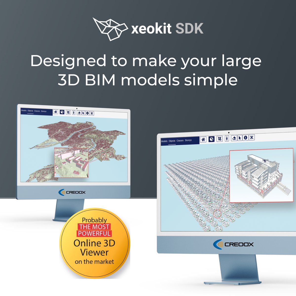 Probably the best 3D Online Viewer on the market for your business: Ultra-performing, fully owned, interoperable and scalable.

#IFC #BIM #xeokit #revit #3D #Online #Viewer