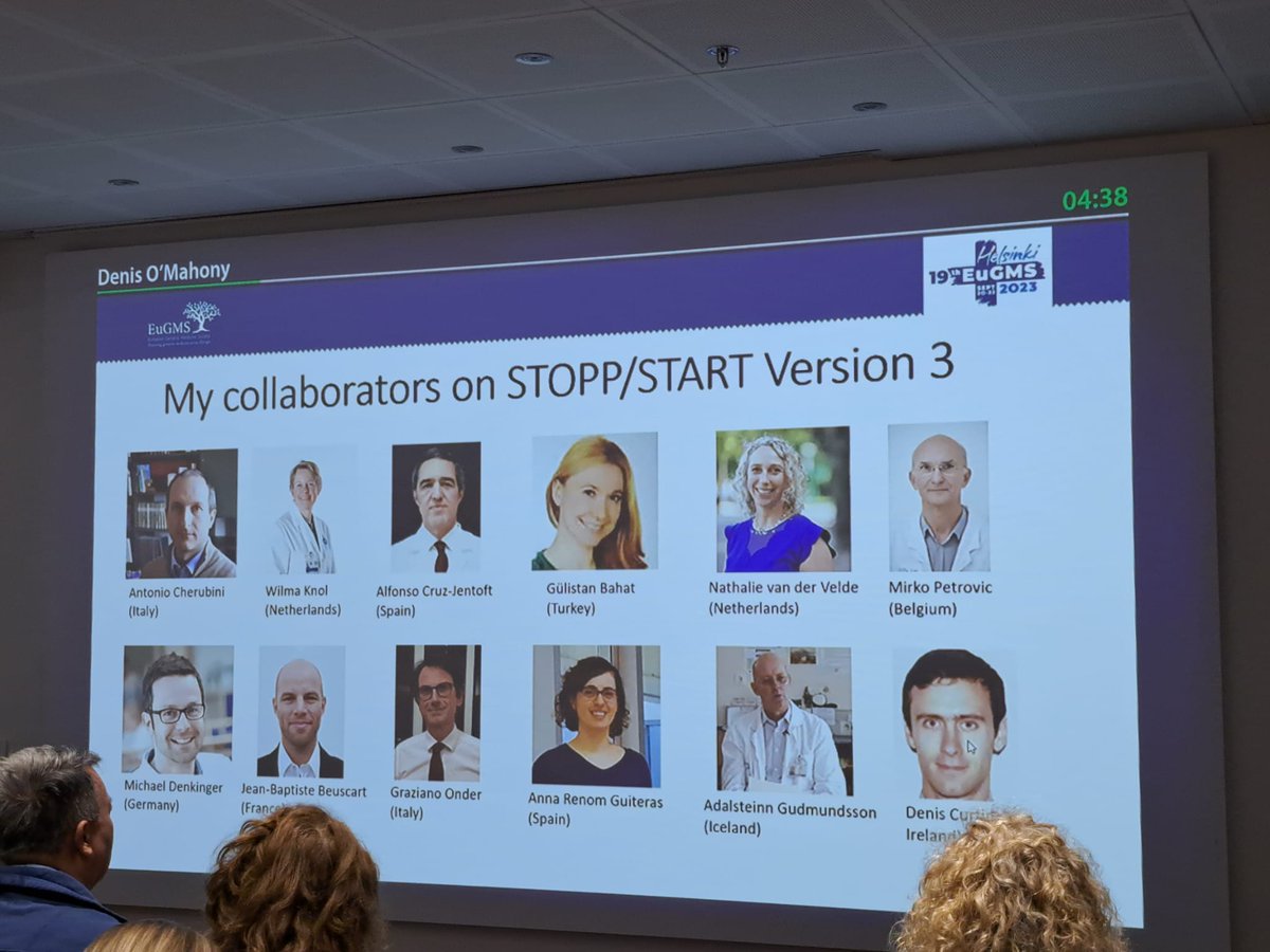 GeriatriaMar's tweet image. Durant el congrés europeu de #Geriatria #EuGMS2023 s&apos;ha agraït la participació de la Dra Renom @Renom_Guiteras adjunta de Geriatria a l&apos;@hospitaldelmar en l&apos;elaboració de la 3a versió dels criteris #STOPPSTART publicat recentment. Enhorabona! 👏
@EuGMSSociety #deprescription
🔽