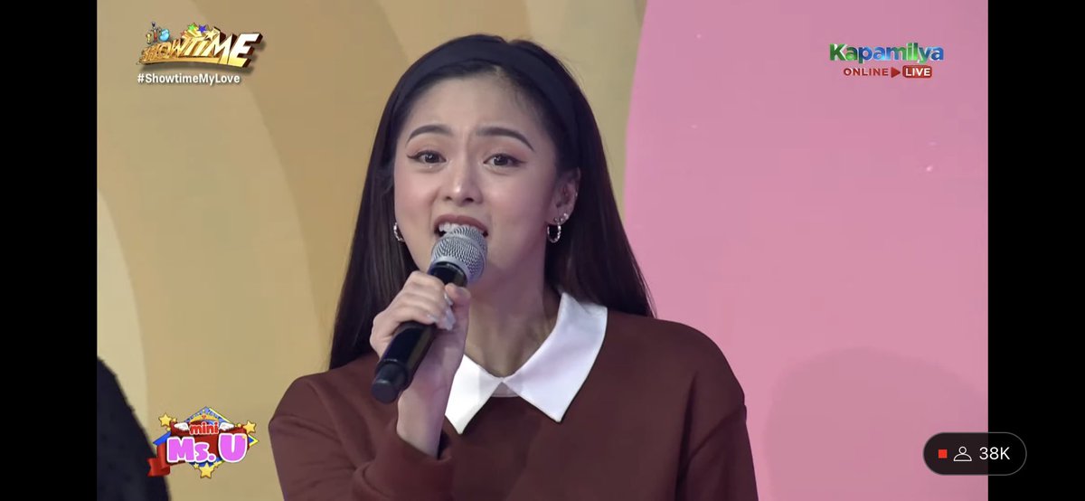 _danielyap's tweet image. #ShowtimeMyLove 

Kim Chiu on Mini Miss U segment
#MiniMsU | @prinsesachinita
