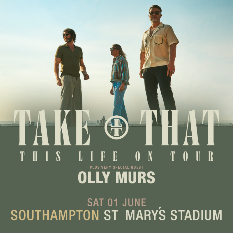 SouthamptonFC's tweet photo. We are delighted to announce that St Mary's will host @takethat plus special guest @ollymurs next summer! 😍