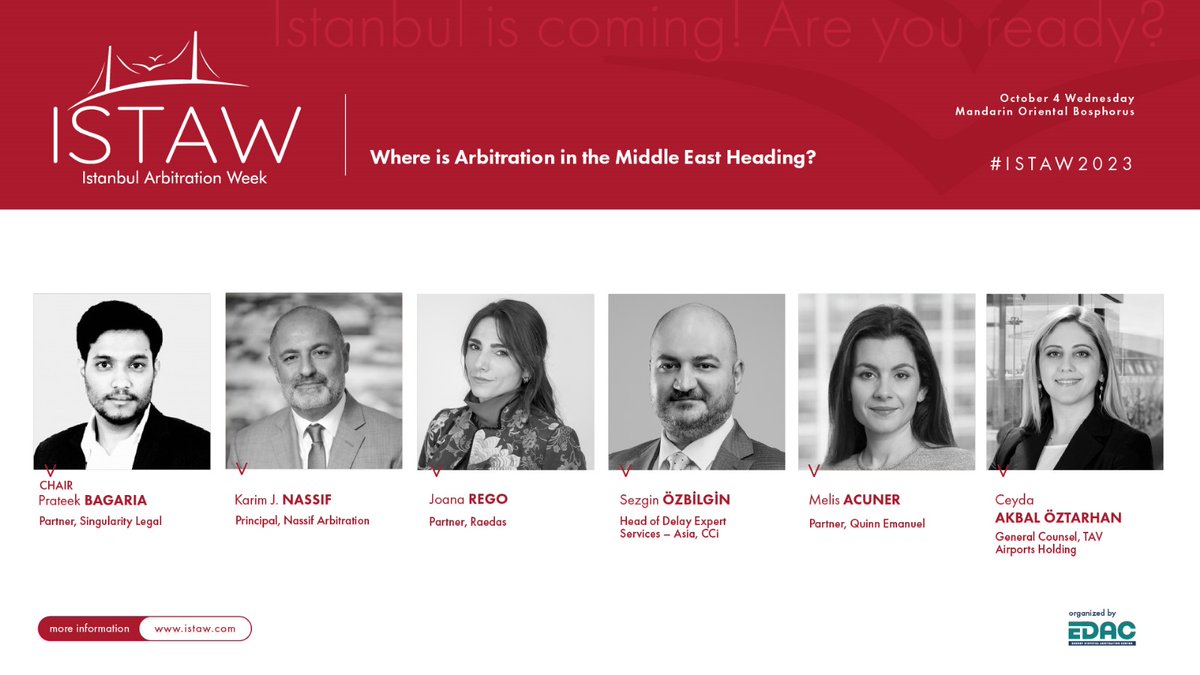 Istanbul Arbitration Week tweet media