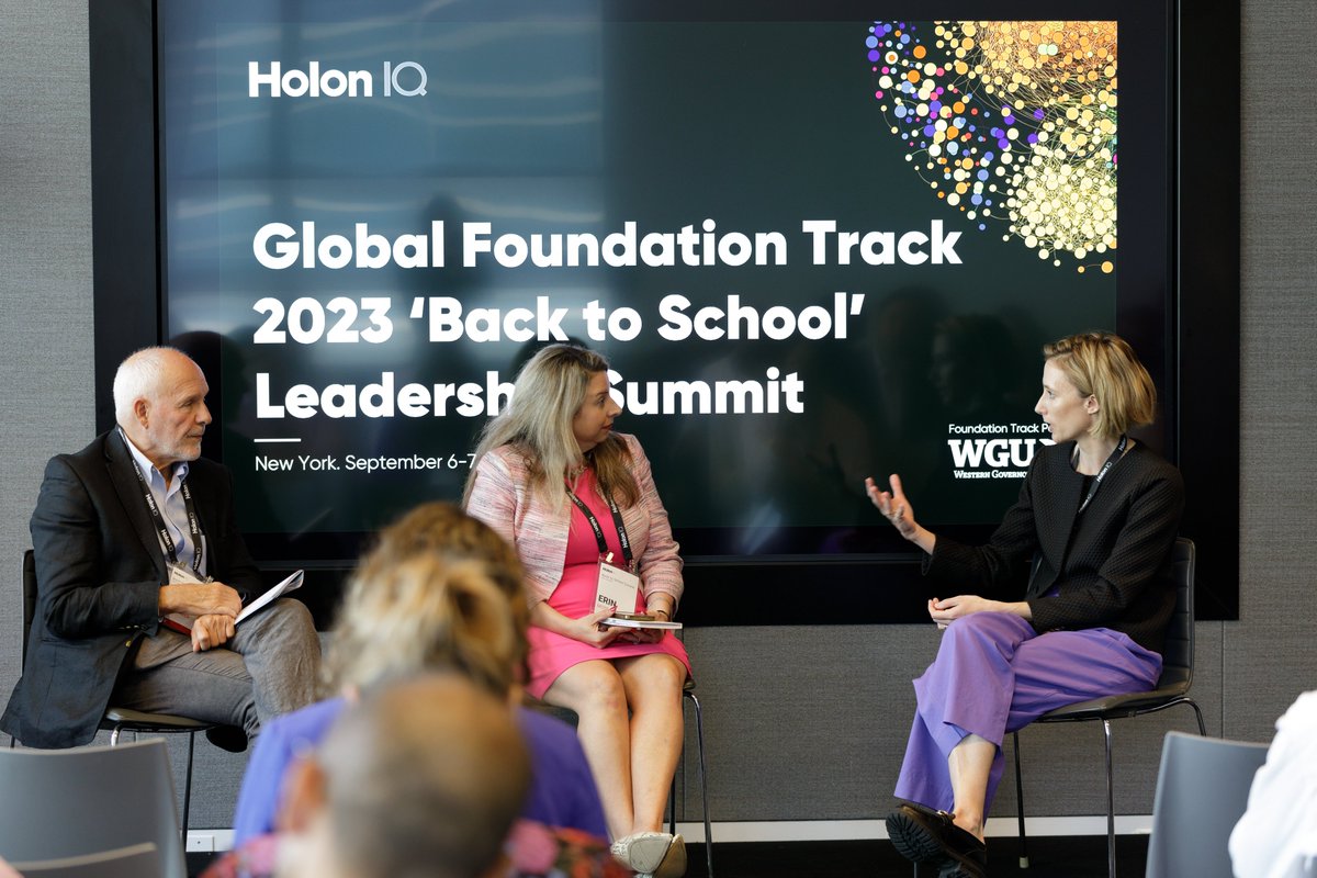The 2023 @HolonIQ 'Back to School' Summit took place in New York earlier this month, centred on transforming the way the world learns. Our Learning Schools co-lead, @libbylhhills, was invited to speak at a session on EdTech evidence.