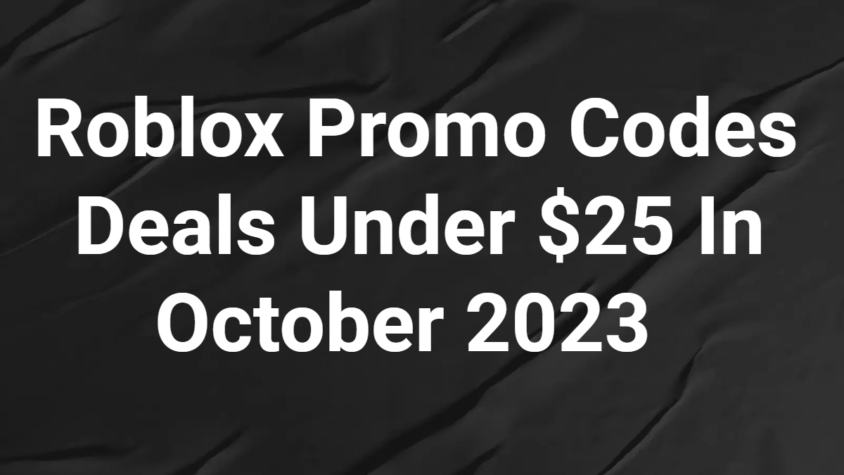 #Roblox Promo Codes: Deals Under $25 In October 2023 Roblox #PromoCodes provide users with free virtual products or awards in the famous online gaming platform.🌿WORLDALIVE🌿: Redeem this Roblox promo code in the Island of Move game to receive your free Crystalline Companion.🤖😉