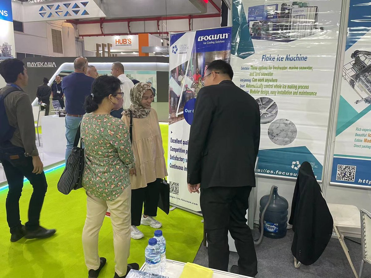 deintiwal83's tweet image. The Indonesia Refrigeration Exhibition is in full swing, and we would like to thank our customers for their support. Many old customers came and were really happy!

Exhibition name: Refrigeration &amp;amp;HVAC Indonesia 2023
#icemakingmachine #icemakers #iceplant #icefactory #focusun