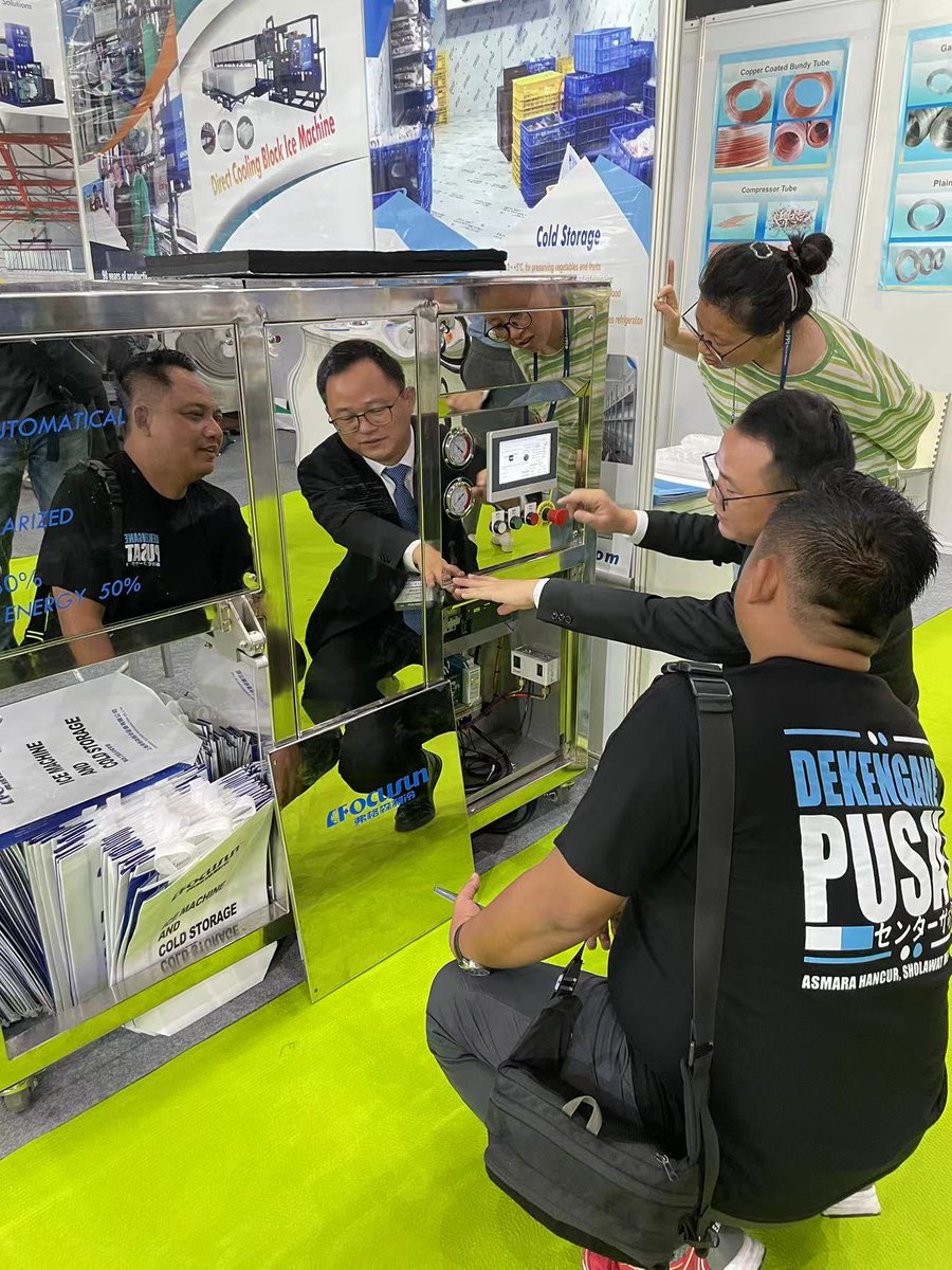 deintiwal83's tweet image. The Indonesia Refrigeration Exhibition is in full swing, and we would like to thank our customers for their support. Many old customers came and were really happy!

Exhibition name: Refrigeration &amp;amp;HVAC Indonesia 2023
#icemakingmachine #icemakers #iceplant #icefactory #focusun