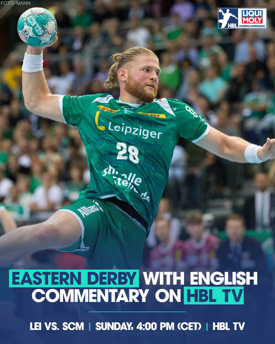 If there is no TV-contract in your country, you can watch all games live on HBL TV ❗️❗️📹 On Sunday, <a href="/DHfK_Handball/">DHfK Handball</a> welcomes Champions Leauge-winner <a href="/SCMagdeburg/">SC Magdeburg</a> 😍💪
📹hbl-tv.com for english commentary by <a href="/PaulBray9/">Paul Bray</a>  🎤