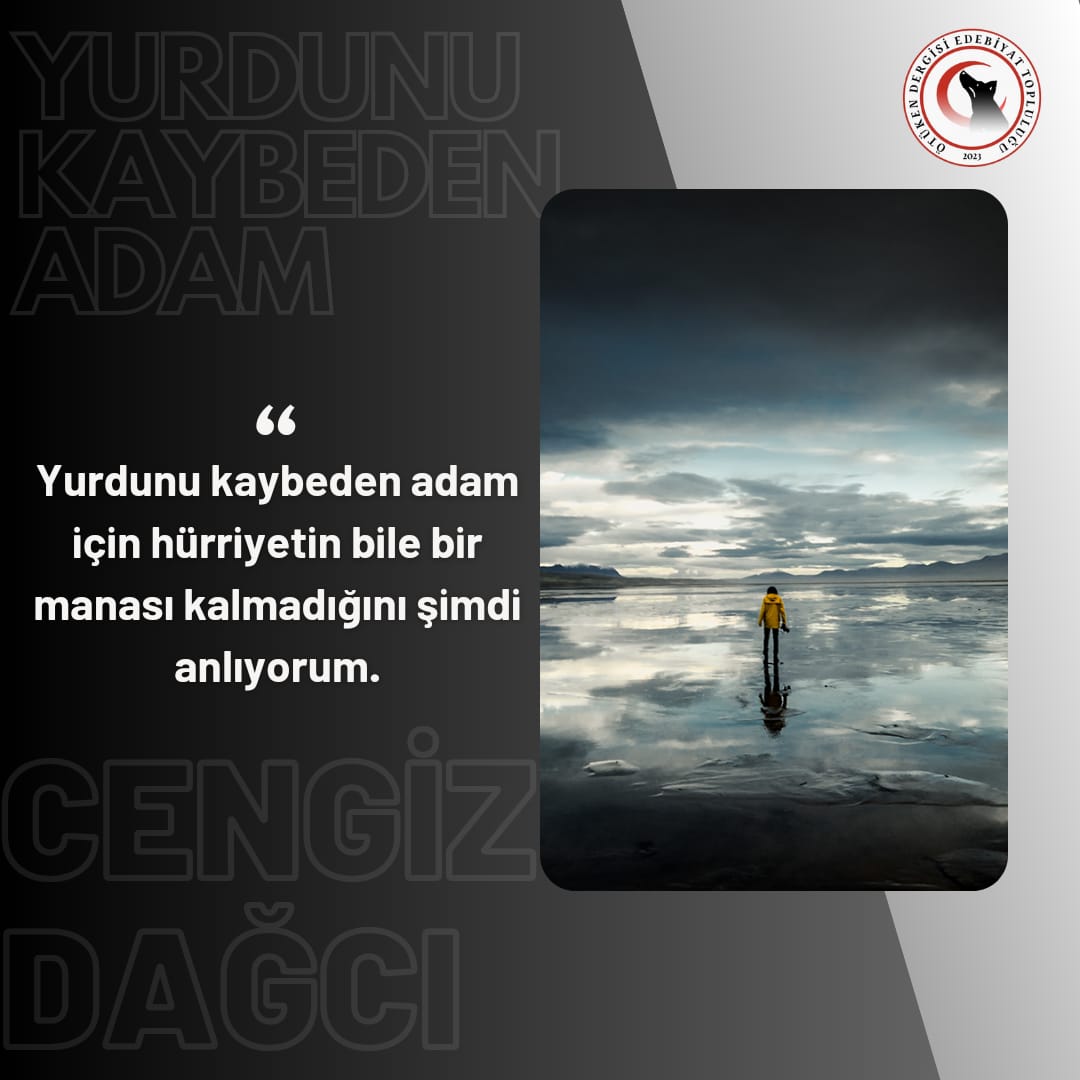Türk edebiyatının önemli kalemlerinden Cengiz Dağcı'yı vefatının yıl dönümünde saygı ve rahmetle anıyoruz.

#cengizdağcı #edebiyat #türkedebiyatı #ötükendergisi #ötükenokuyoruz