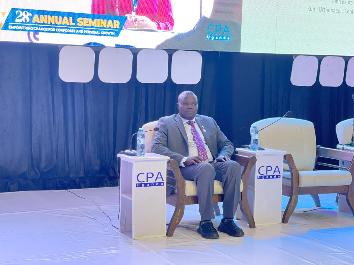ICPAU1's tweet photo. Second Session of the Day: Explore the journey of entrepreneurship in "Creating a Sustainable Business."

CPA Faridah Ali Kibirige chairs the discussion, and our lead discussant is Dr. John Ekure, Director of Kumi Orthopaedic Centre.

#28ICPAUAS https://t.co/lp6yxirov4