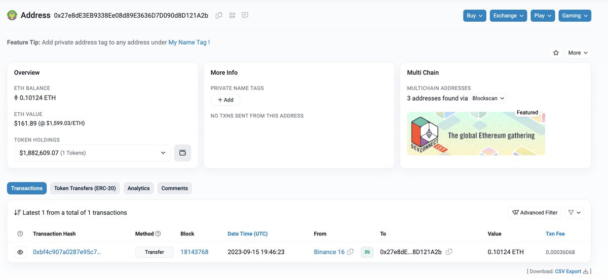 Lookonchain tweet media