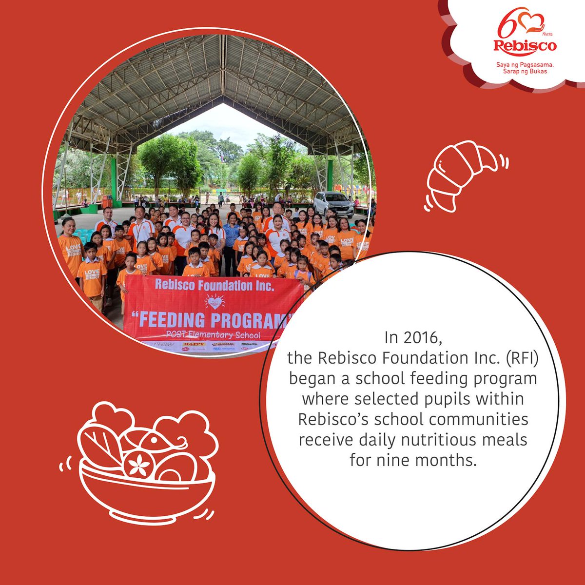 RebiscoPH's tweet photo. We share delight not only through timeless treats, but also through the support we offer our communities.
Through initiatives such as our school feeding programs and medical missions, we help look after the health and well-being of others.
#SayaNgPagsasama #SarapNgBukas https://t.co/9lJKmR6iKv