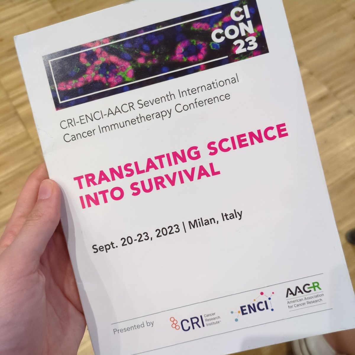 Excited to kick off the science debates on how to overcome resistance in #Immunotherapy today at #CICON23 hosted by <a href="/CancerResearch/">Cancer Research Institute</a> <a href="/ENCI_network/">ENCI</a> and <a href="/AACR/">AACR</a>. 🧪 Let's connect! 🔬