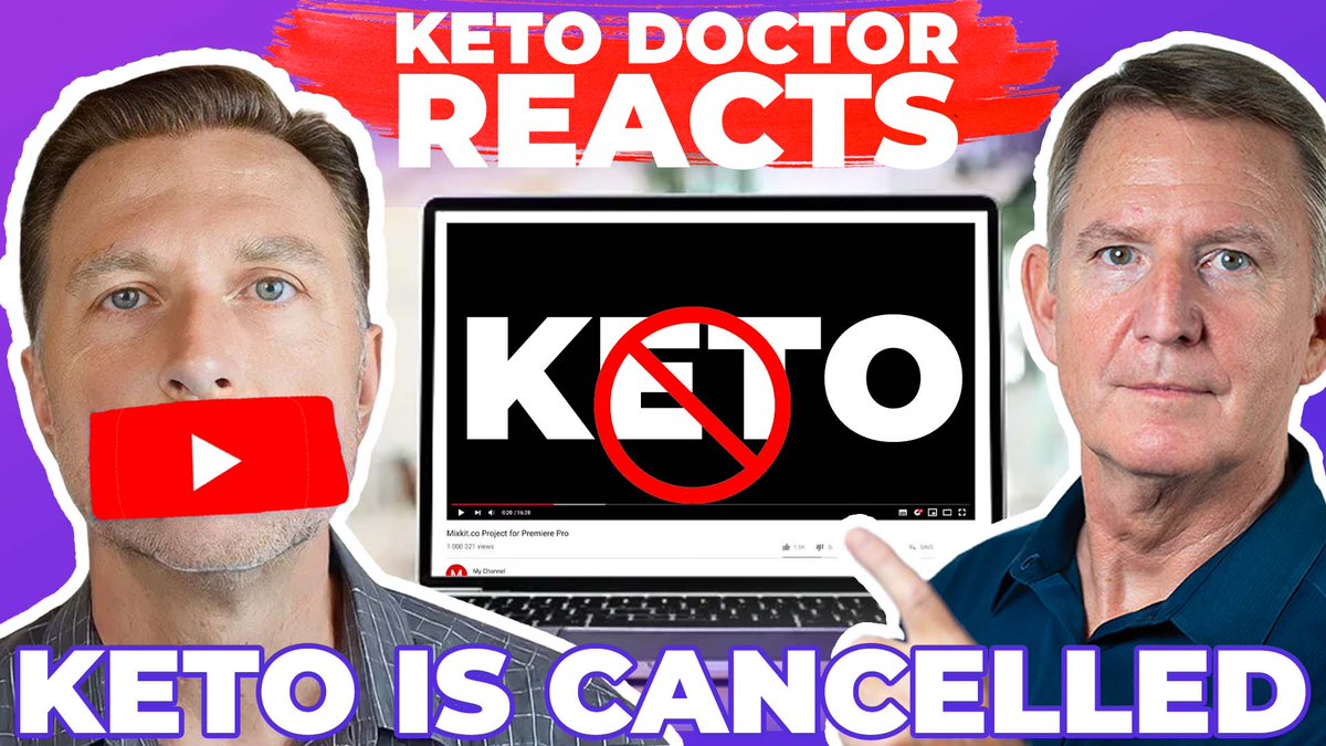 drericwestman's tweet photo. 😱@dr_ericberg IS SILENCED! WHAT DOES THIS MEAN? - Dr.  Westman Reacts🤔 Find out in the latest Dr. Westman reacts.
⬇️CLICK THE LINK BELOW⬇️
https://t.co/FFvyVM9oys
#keto #lowcarb #ketosis #EricBerg https://t.co/AUgLxl9oAq