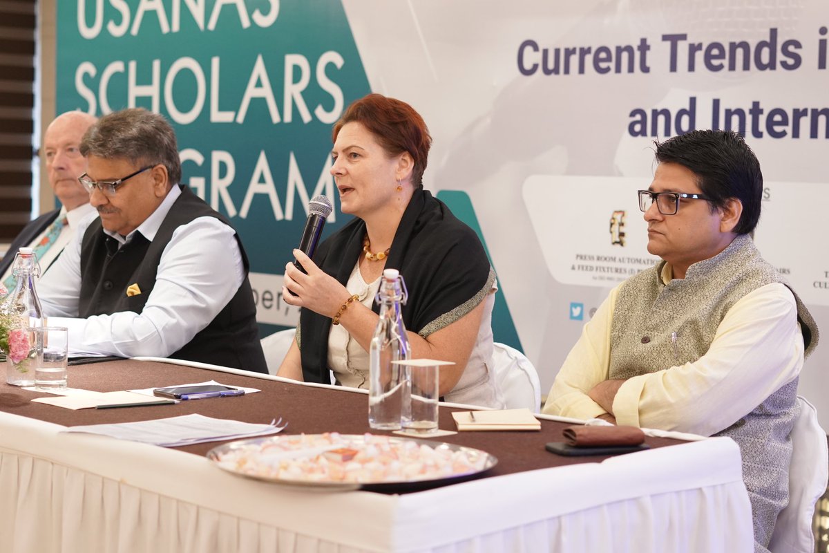 UsanasF's tweet photo. Some glimpses from Usanas Scholars Program! 

#usanasfoundation #inaugral #scholarsprogram #ForeignPolicy #internationalsecurity https://t.co/mRBZkYkuf9