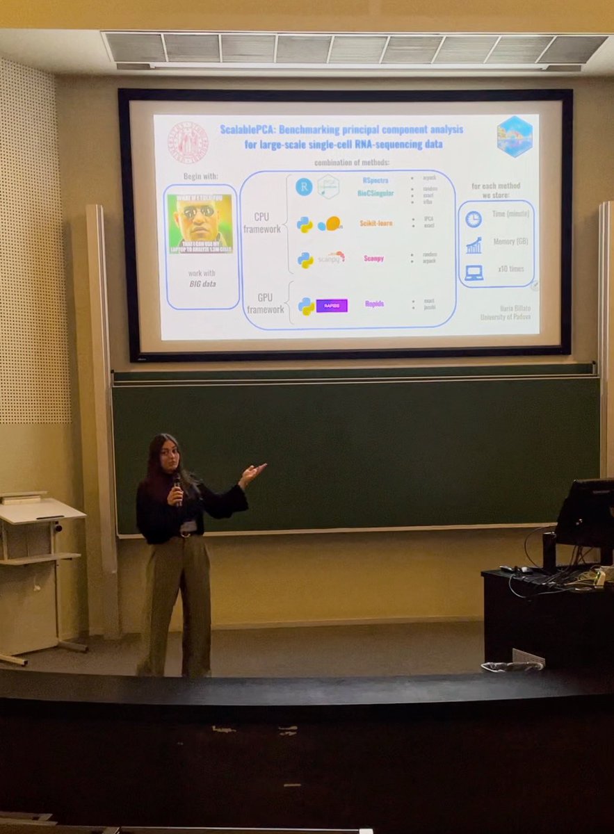 RomualdiLab (@labromualdi) on Twitter photo Poster pitch for @ilabil96 at #EuroBioC2023 conference!
Well done.
<a href="/UniPadova/">Università di Padova</a> <a href="/DiBio_UniPD/">Department of Biology – University of Padova</a> <a href="/drisso1893/">Davide Risso</a> <a href="/Bioconductor/">Bioconductor</a> Poster pitch for @ilabil96 at #EuroBioC2023 conference!
Well done.
<a href="/UniPadova/">Università di Padova</a> <a href="/DiBio_UniPD/">Department of Biology – University of Padova</a> <a href="/drisso1893/">Davide Risso</a> <a href="/Bioconductor/">Bioconductor</a>