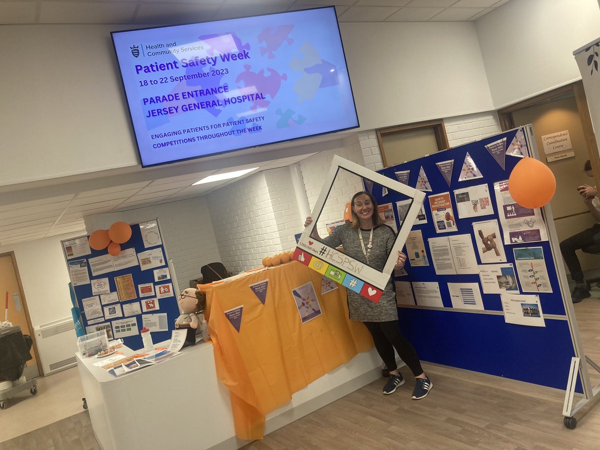 Pop down and see myself and Kerrie from HCS well-being this morning at the patient safety week stand in Parade reception <a href="/HCSQuality/">HCS Quality and Safety Team</a>