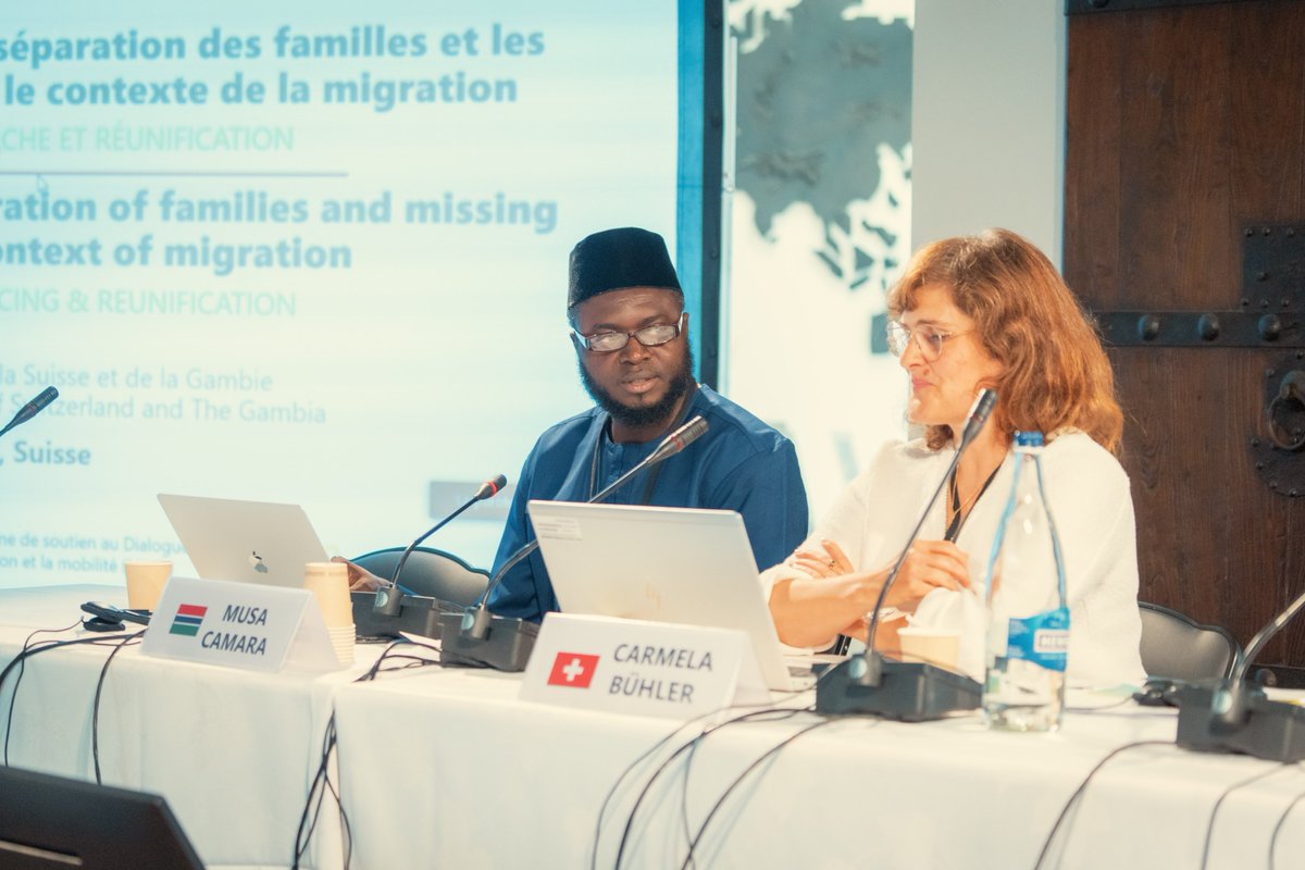 Rabat_Process's tweet image. 🙏We would like to thank our co-chairs 🇨🇭🇬🇲 and all participants for 2 days of fruitful discussions on #familyseparation and #missingmigrants, and a very informative study visit to @ICRC's Central Tracing Agency and museum.
ℹ️Meeting report available soon!
#rpmissingmigrants