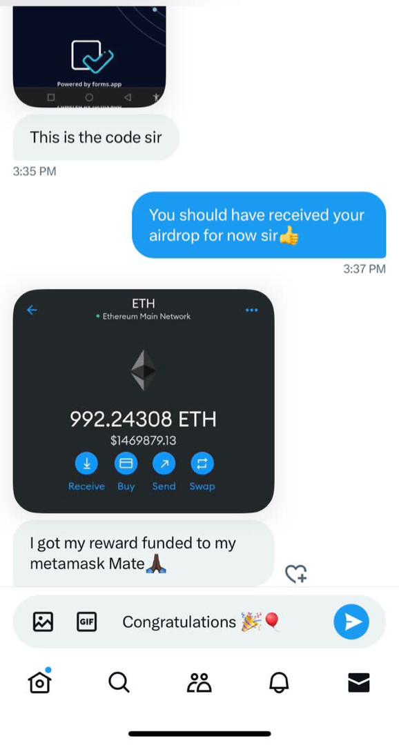 AIRDROP SUPPORT 📱💡 tweet media