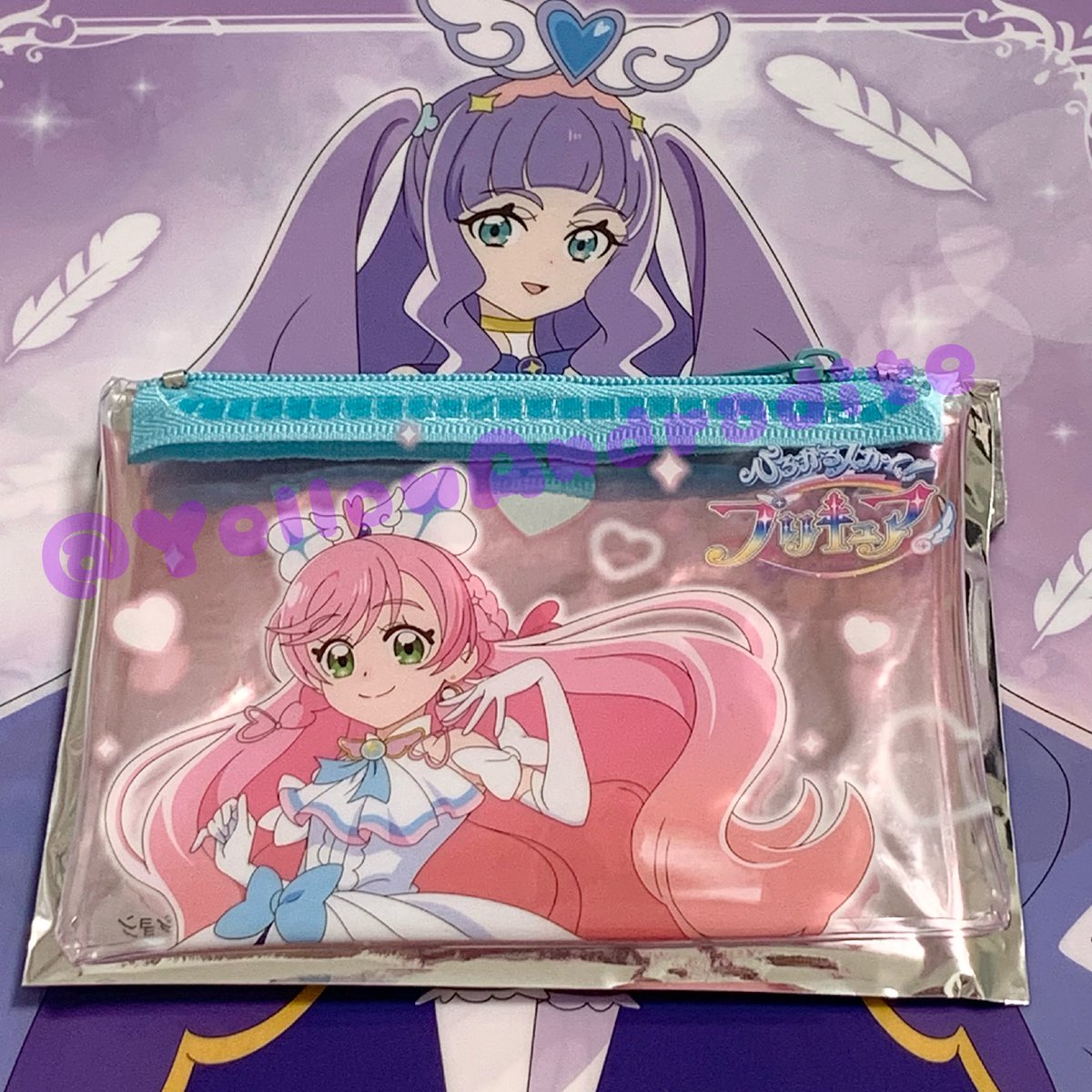 YellowAndradite's tweet photo. 【交換お願いします】
ひろがるスカイ！プリキュア ひろプリ
かっぱ寿司 プレゼントキャンペーン ミニポーチ

[譲]プリズム
または20thライブシリアル7枚

[求]マジェスティ

郵送交換希望
宜しくお願い致します

#プリキュア交換 https://t.co/q1qeLyohXE