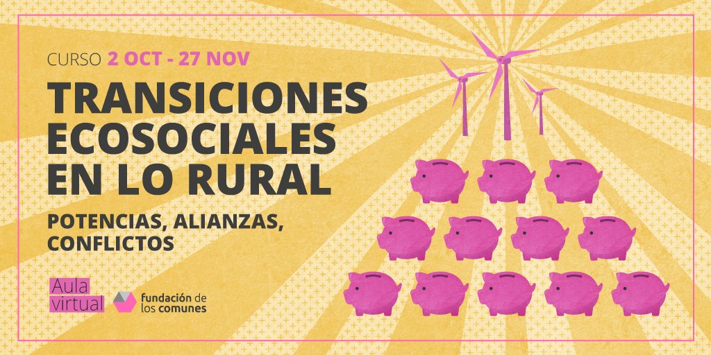 Extractivismo agroalimentario: en una relación de explotación en cadena entre humanos/no humanos y de devastación de los recursos naturales, ¿cómo articular movilizaciones y alianzas en el medio rural?

De esto discutiremos en la 5º sesión de este curso👇🏾
aula.fundaciondeloscomunes.net/curso/transici…