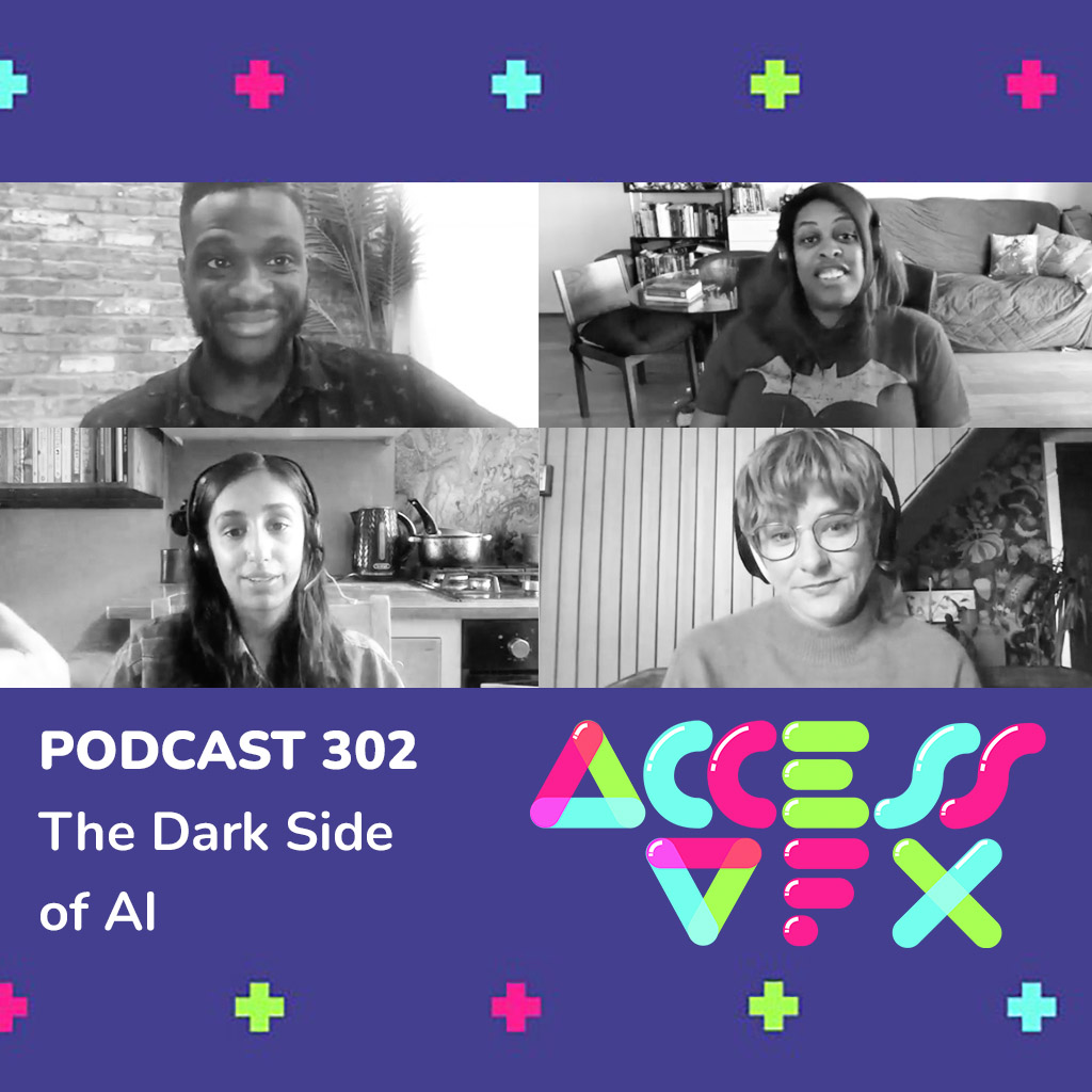 It's out! 📢 'Part 2' of our @AccessVfx podcast series on #AI #MachineLearning with host @nerdette3point2 & our amazing panel of creatives. A must-listen #accessvfx #podcast 🤖👿 Spotify: open.spotify.com/episode/02fhbL… Apple: podcasts.apple.com/us/podcast/302… Soundcloud: soundcloud.com/accessvfx/302-…